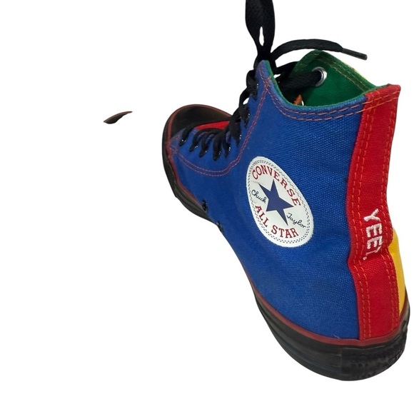 Converse All Star Chuck Taylor Rainbow Colored size 8 
High Tops Yeet Sneakers - Picture 4 of 8